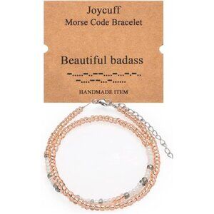 Inspirational 𝐌𝐨𝐫𝐬𝐞 𝐂𝐨𝐝𝐞 𝐁𝐫𝐚𝐜𝐞𝐥𝐞𝐭𝐬 for Women Funny